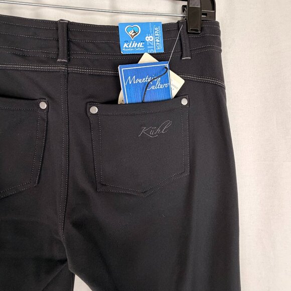 Kuhl Women's Mova Stretch Black Pant | Size 8 | Inseam 31" - Picture 6 of 10